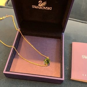 Swarovski Green Crystal Necklace